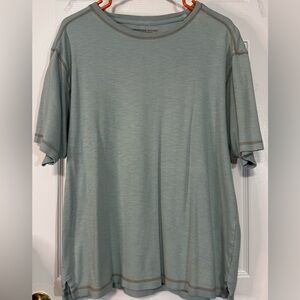 American Canvas Men’s XL Green Cotton Rayon Short Sleeve T-Shirt Casual Tee